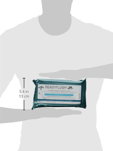 ReadyFlush Jr Personal Cleansing Flushable 7x8 Wipes - 3 Pack - Fragrance Free