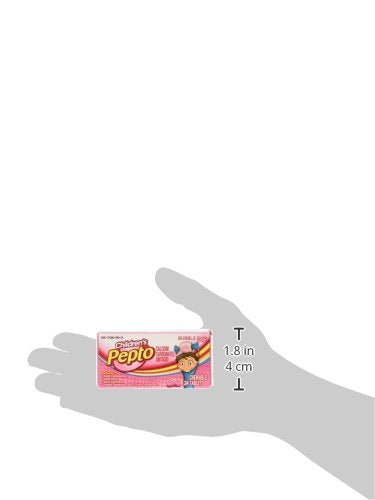 Pepto-bismol Childrens Pepto, Bubble Gum Flavor Chewable Tablet, 24-Count Units (Pack of 3)