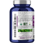 NusaPure USDA Organic Holy Basil Capsules 20:1 Extract, 350 mg 150 Vegan Caps Tulsi Holy Basil Leaf Extract 2.5% Ursolic Acid Non-GMO