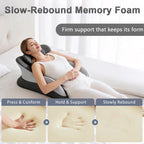Multifunctional Memory Foam Reading Pillow – Prone Headrest & Arm Support with Removable Cover