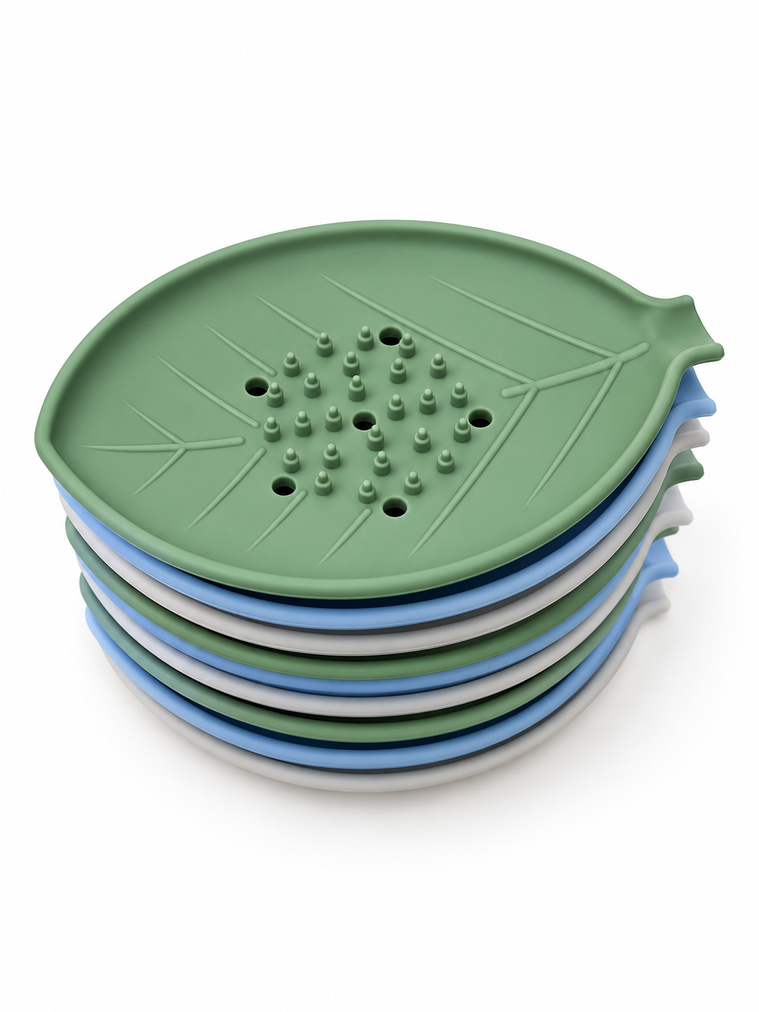 Leaf Silicone Shower Steamer Tray