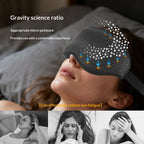 130g 3D Weighted Sleep Mask with Light-Blocking Design