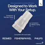 Snugell Adapter - Universal Tubing Connector Compatible with ResMed AirMini - Fits 15mm & 22mm CPAP Masks - Durable, Travel-Friendly Accessory for Convenient Use Anywhere