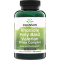 Rhodiola Holy Basil Valerian Stress Complex - 3-in-1 Formula