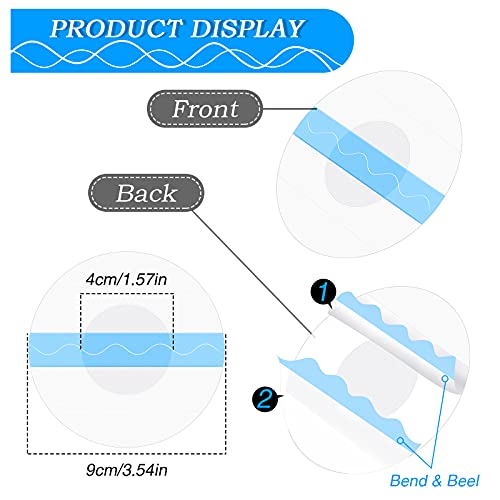 Nuanchu 48 Pack Sensor Covers Compatible with Freestyle Libre 1/2/3,Waterproof CGM Sensor Patches, Glucose Monitor Protector Lon