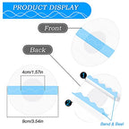 Nuanchu 48 Pack Sensor Covers Compatible with Freestyle Libre 1/2/3,Waterproof CGM Sensor Patches, Glucose Monitor Protector Lon
