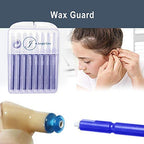 Hearing Aid Ear Wax Guard Filters Cerumen Stop Cleaning Tool Accessories for Phonak/Resound/Widex/Unitron/Jungle Care Blue * 5 P
