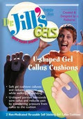 Dr. Jills Gel''U''-Shaped Callus Pads (Self-Stick & Re-Usable)
