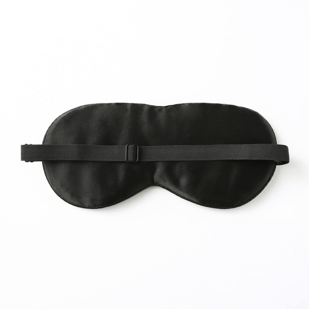 Tim & Tina Silk Sleep Mask for Women Men Comfortable Blindfold Eye Mask with Adjustable strap for Travel Yoga Nap Shift Work (Gr