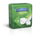 Medline FitRight OptiFit Extra Adult Briefs, Incontinence Diapers with Tabs, Moderate Absorbency, Medium, 32 to 44, 20 Count