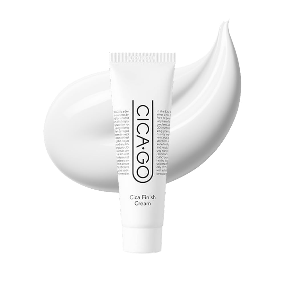 ISOI CICAGO Cica Finish Cream 50ml (1.69 fl.oz) | Gentle Moisturizer for Sensitive Skin with Centella Asiatica | Lightweight Hyd