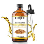 EUQEE Frankincense Essential Oil 118ml Large Bottle Pure Frankincense Oil with Glass Dropper Greatect for Aromatherapy, Diffuser