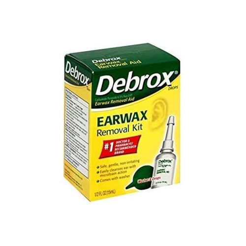 Debrox Earwax Removal Aid Kit, Washer & Drops, 0.5-Ounce Bottles by Debrox