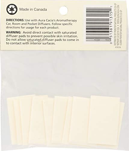 Aura Cacia Car & Room Diffuser Refill Pads