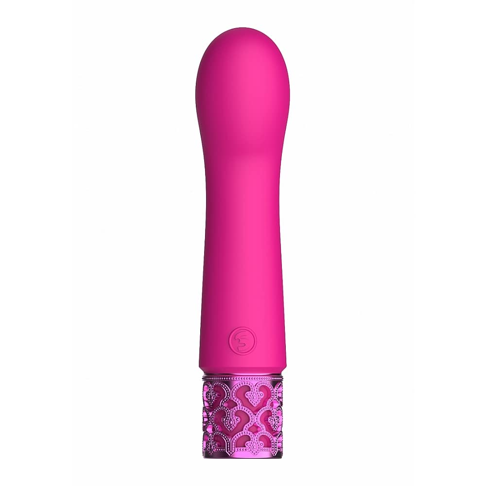 Royal Gems Bijou Curved Bullet Vibr Pink ROY007PNK
