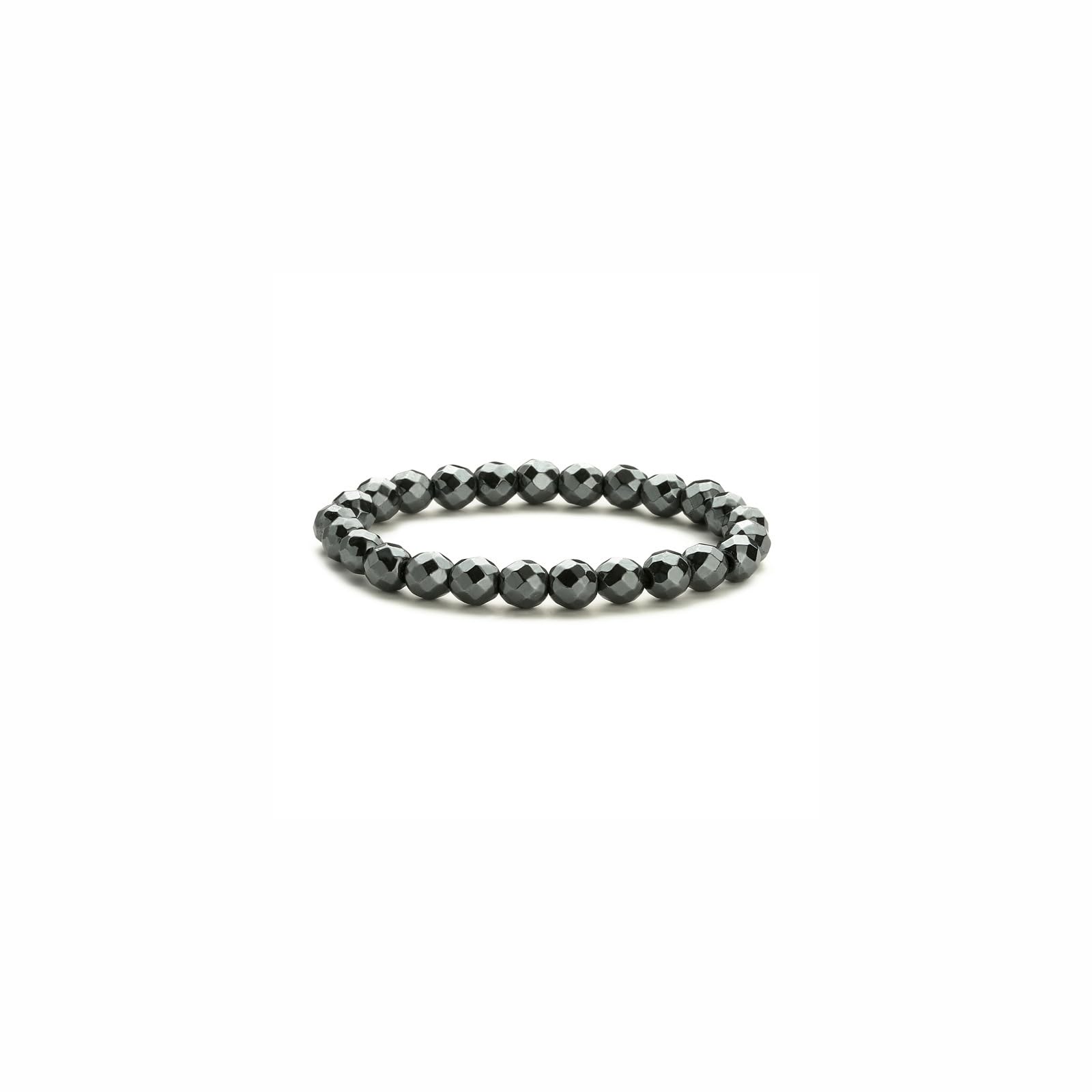 DivaGlamz Hematite Bracelet For Men, Reclaim Your Edge & Confidence Natural Hematite Stone Beaded Stretch Healing Bracelets Insp