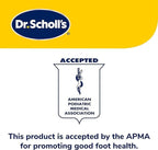 Dr. Scholl's womens Advanced Relief (2pk) Casual Sock, White, One Size US