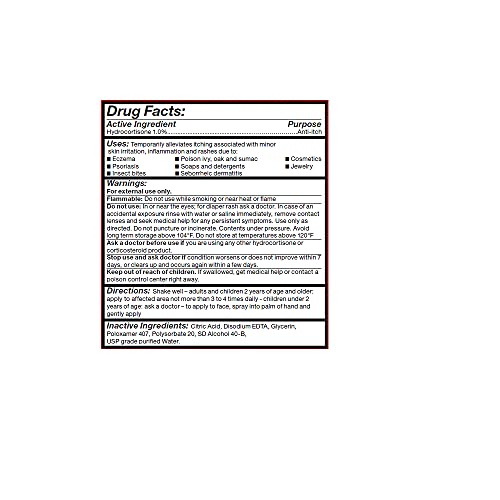NeilMed Anti Itch (Relief) Spray Hydrocortisone 1%, 3 Oz