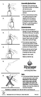 Rhinase Allergy Relief Saline Nasal Spray - Steroid Free, Dual Wetting Agent & Salt Formulation, 300 Sprays for Dry Nose, Allerg