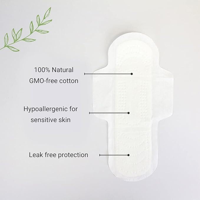 Veeda Ultra Thin Night Pads for Women - Super Absorbent Overnight Pads with Wings - Feminine Pad with Overnight Absorbency - Uns