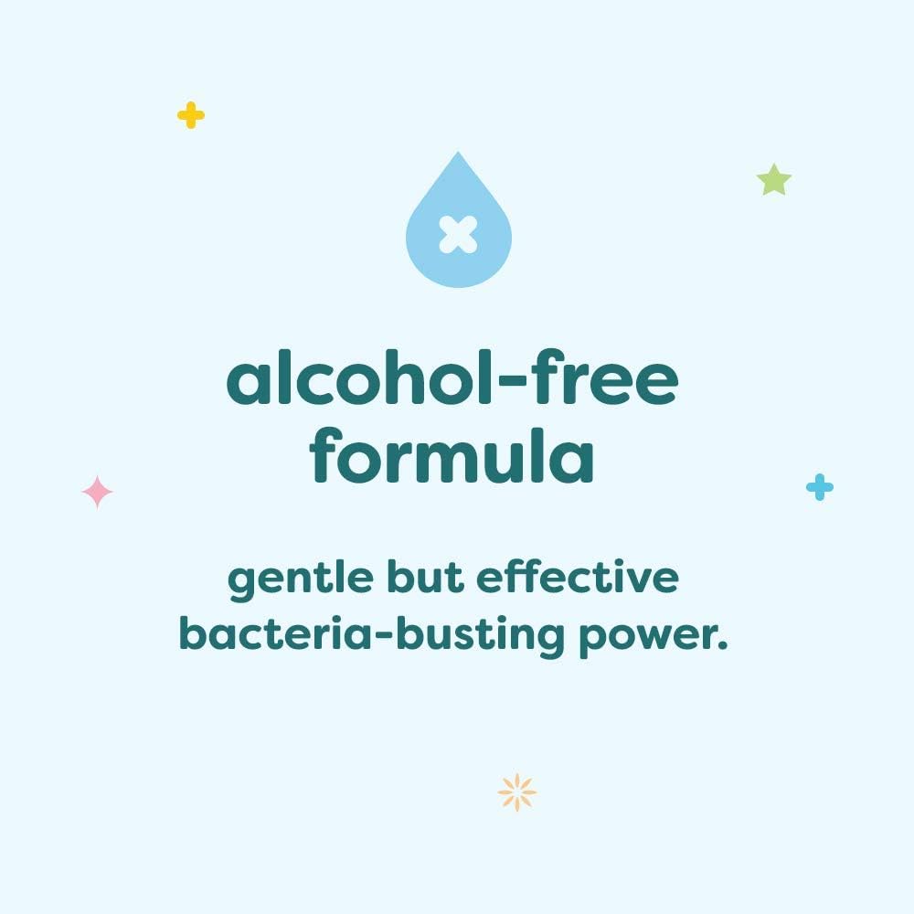 BabyGanics Alcohol-Free Foaming Hand Sanitizer, Pump Bottle, Fragrance Free, 8.45 oz, 3 Pack