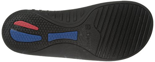 Spenco Mens Yumi Pure Sandal, Black, 11