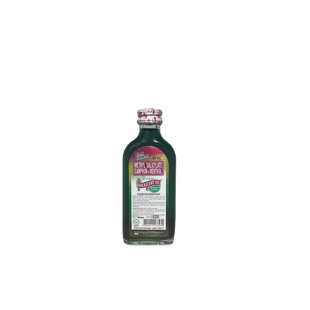 Genuine EFFICASCENT OIL Extra Strength Counterirritant 50ml