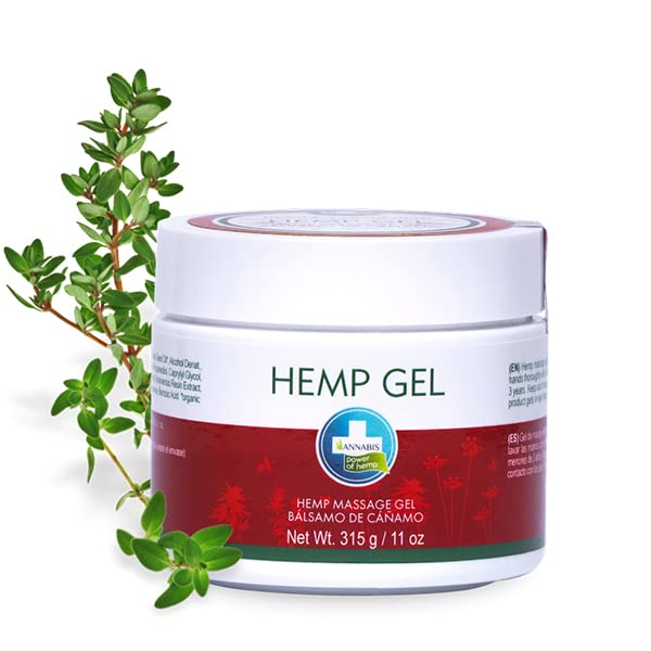 Annabis Natural Vegan Joint & Muscle Hemp Gel - Relief and Recovery for Your Neck, Shoulders, Elbows, Back, Knees, Ankles, Muscl