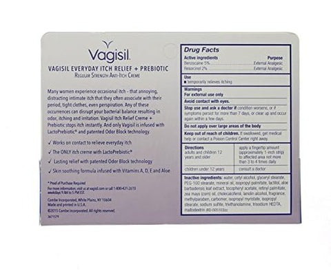 Vagisil Anti-Itch Crme, Maximum Strength, 1 Ounce