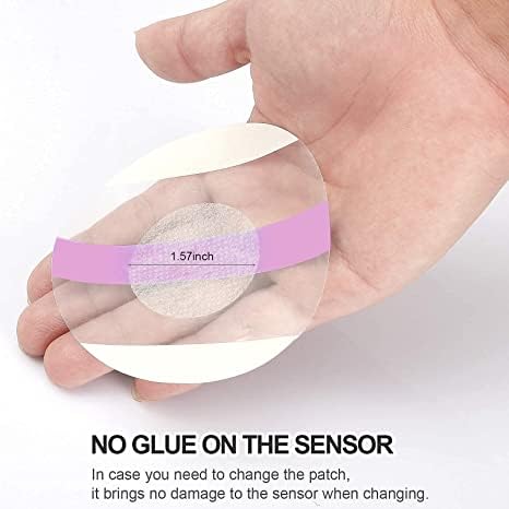 Freestyle Sensor Covers 40Pack, Libre 1/2/3 Sensor Covers Waterproof Sensor Patches for Enlite Medtronic Guardian CGM Tape, Non-