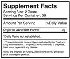 Nature Restore USDA Certified Organic Dried Lavender Flowers, Loose Leaf, Extra Grade, 4 Ounces