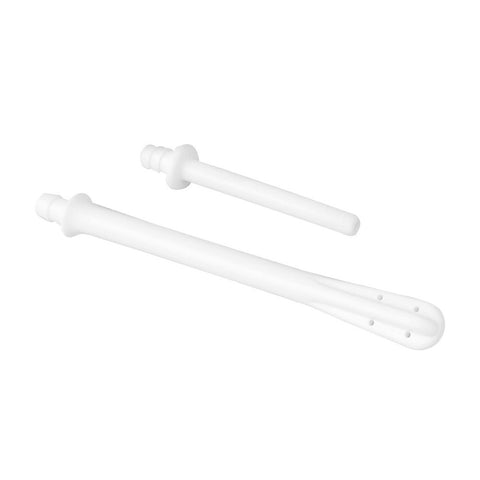 HealthAndYoga Enema Nozzles - Flared (6 inches) & Straight-in (3.2 inches) - Replaceable Enema Supplies for Vaginal & Anal Douch