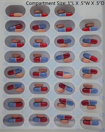 250 Cards and 250 Blisters for 31 Day Monthly Cold Seal Pill Blister Pack System