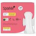 Sparkle Bamboo Maxi Pads | Plant Based Sanitary Pads For Women | Super Soft & LeakProof Sanitary Pads With Wings | Usda Certifi