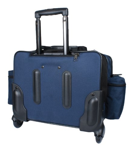 Hopkins Medical Products Rolling Med Bag with EZ-View: Waterproof, Laptop Section & Lockable File Pocket - Ultimate Mobility for