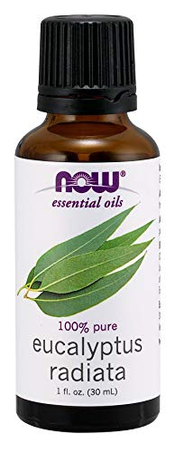 NOW Essential Oils, Eucalyptus Radiata Oil, Revitilizing Aromatherapy Scent, Steam Distilled, 100% Pure, Vegan, Child Resistant