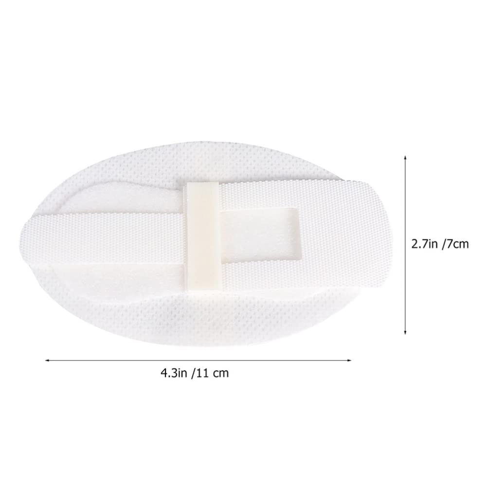 EXCEART 20Pcs Catheter Stabilization Device Legband Holder Sticker Catheter Tube Holder Perspiration Holes Legband Holder Urine