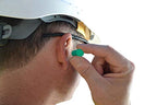 Safety Works 10059484 Expandable Foam Ear Plugs in Counter Display, 100-Pair, Green