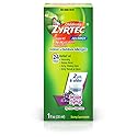 Zyrtec 24 Hr Childrens Allergy Syrup with Cetirizine, Dye- & Sugar-Free, Grape Flavor, 1 fl. oz