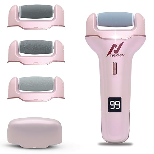 Nexlev Foot Callus Remover | Electric Scrubber & Shaver For Dead, Hard & Cracked Skin | Professional Pedicure At Home | Waterpro
