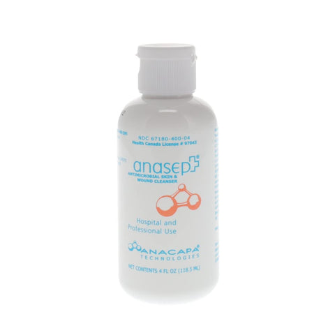 Anasept-Antimicrobial Skin and Wound Cleanser, 4 oz Bottle with Dispensing Cap