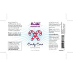 NOW Essential Oils, Candy Cane Oil Blend, Refreshing and Invigorating with a Sweet and Minty Scent, Steam Distilled and CO2 Extr