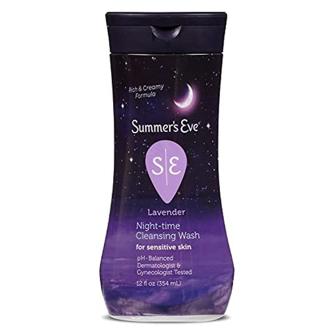 Summers Eve Cleansing Wash | Lavender | 12 Ounce | Pack of 1 | pH-Balanced, Dermatologist & Gynecologist Tested