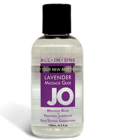 JO ALL IN ONE MASSAGE GLIDE LAVENDER 4 OZ