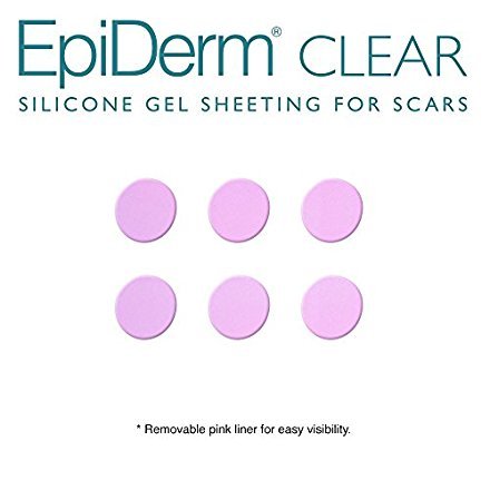 Epi-Derm Epi-Tabs (6) (Clear Circles) Silicone Scar Sheets from Biodermis