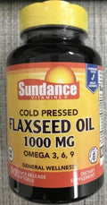 Sundance Vitamins Flaxseed Oil 1000 Mg - 90 Softgels, Pack Of 2