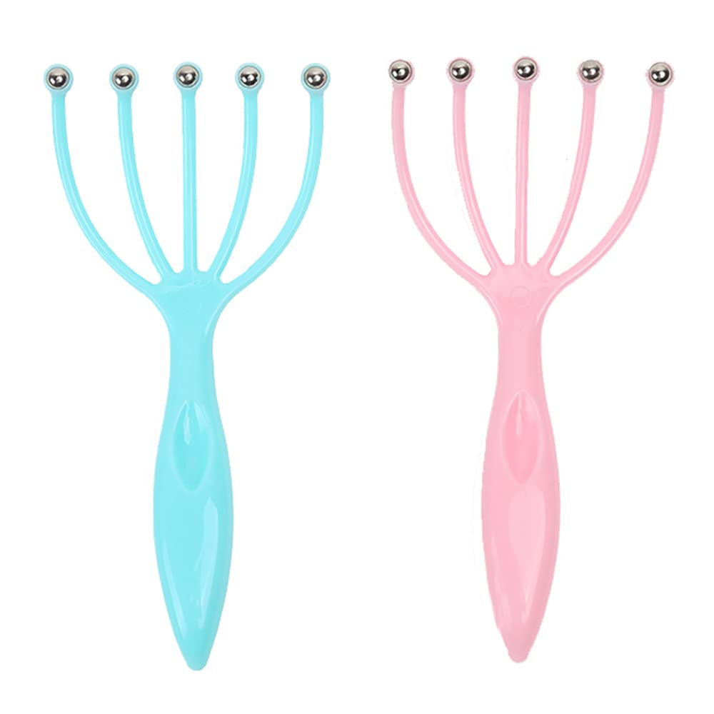 Ryoma Scalp Massager, Protable Hand Held SPA Head Massager for Deep Relaxation & Stress Reduction in The Office Home SPA Father