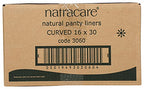 Natracare Natural Organic Cotton Curved Panty Liners for Sensitive Skin, Shaped for Extraordinary Everyday Comfort, 30 Liners Pe