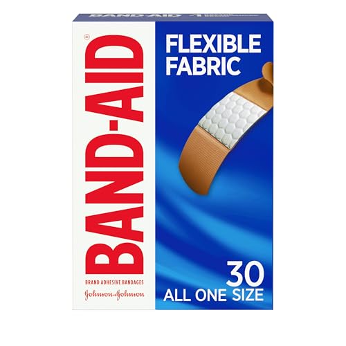 Band-Aid Brand Sterile Flexible Fabric Adhesive Bandages, Comfortable Flexible Protection & Wound Care for Minor Cuts & Scrapes,