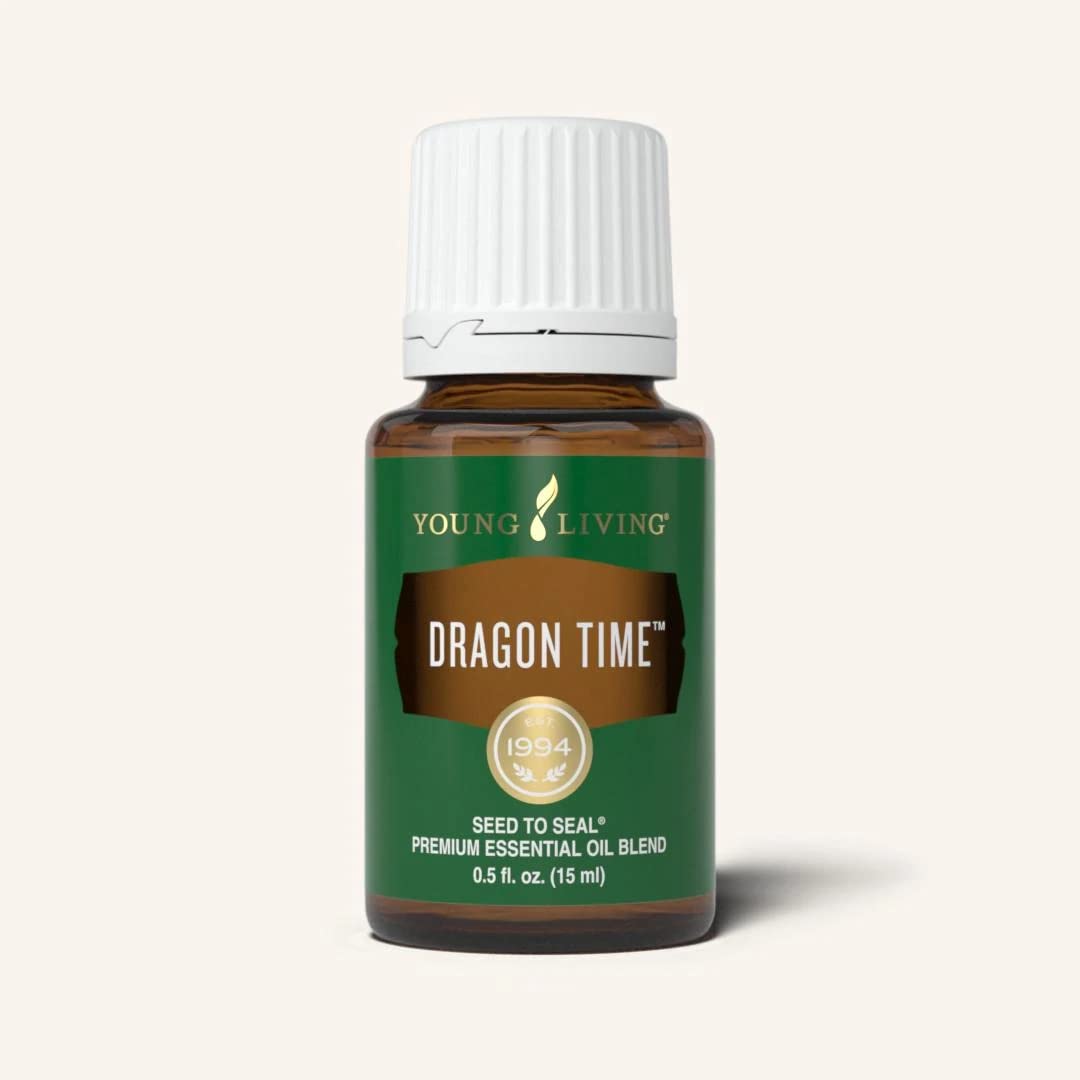 Dragon Time 15 ml Essential Oil by Young Living - Balancing & Soothing Aroma for Feminine Comfort , Calming , Relaxing , & Groun